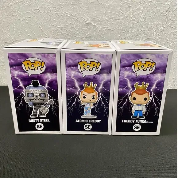 Funko Heavy Metal Halloween 2023 Box Rusty Steel, Atomic Freddy, Freddy Mysterio - Picture 5 of 13